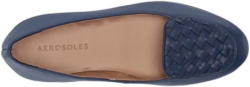 Aerosoles Women's Brielle Loafer Flat, Blue, 9 | Image 4