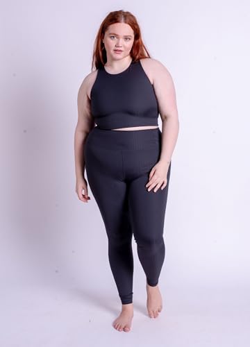 Legging long côtelé de sport et détente taille haute par Girlfriend Collective - 5