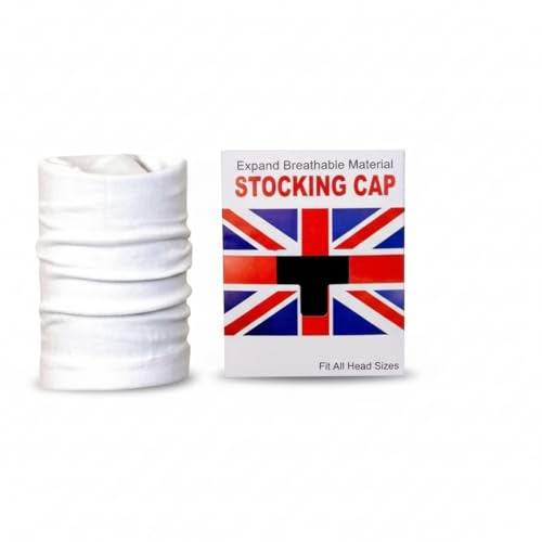 Image of SATKARTAR London UK Double Layer Elastic Stocking Wig Cap for Men & Women | Good Elastic Nylon Net Cap | Breathable & Stretchable Wig Cap for Daily Use