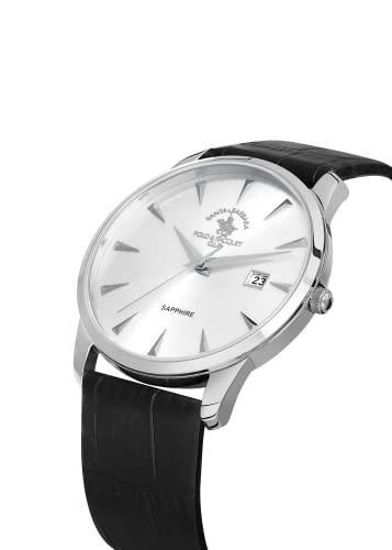 Image of Santa barbara polo & racquet club Analogue Silver Dial Men's Watch-SB.1.10480-1