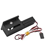 ÉQUIPEMENT INTÉGRɠ: le train d'atterrissage électronique intégré est facile à utiliser et à installer, a un poids léger d'environ 67 g/2,4 oz, s'adapte aux avions RC de 1,3 mètres et est livré avec 6 vis pour l'installation, un remplacement rapide des pièces de train d'atterrissage anciennes ou endommagées.