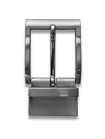 almela - Wendbare Gürtelschnalle - Ersatzschnalle - 30 mm - Abnehmbar - Drehschnalle - 3cm - Reversible buckle (Silber 30mm)