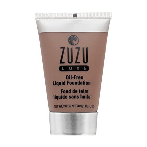 Zuzu Luxe Oil-Free Liquid Foundation (L -24),1 Fl Oz,Infused With Vitamins A And E,Contains Aloe To Keep Skin Supple And Resilient. Natural, Paraben Free, Vegan, Gluten-Free, Cruelty-Free, Non Gmo. #TOP17
