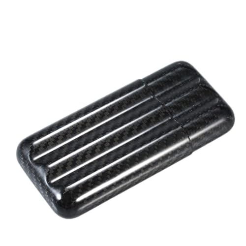 Étui de voyage pour 3 cigares SEAFRONT tube compact carbone pour déplacements