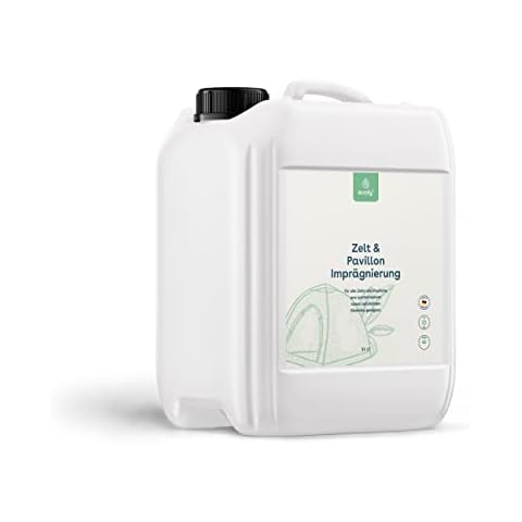 eco:fy Zelt und Pavillon Imprägnierung Imprägniermittel Imprägnierspray Imprägnierer UV-stabil Atmungsaktiv Schutz Pflege (5 Liter) Cover