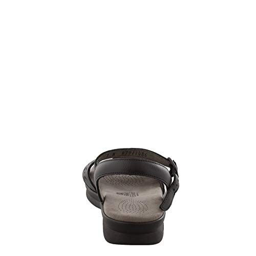 Sas Women's, Duo Sandal Black 6 W #TOP3