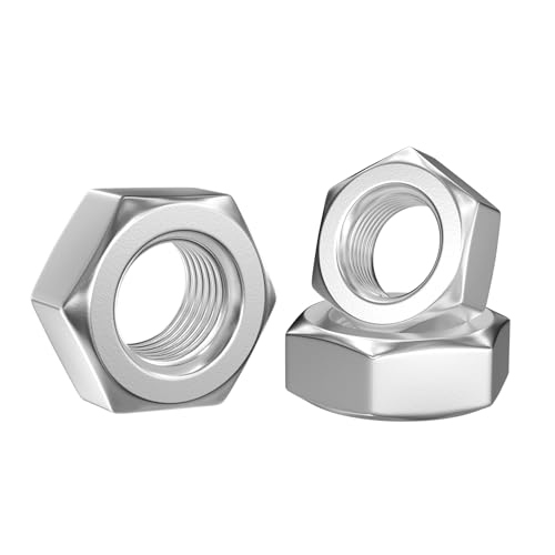 GUEEYUAW 100 Pièces Ecrou Hexagonal M3, en Acier Inoxydable 304 A2 V2A DIN 934 Aplicable a Tornillos y Tuercas Métricas, Elementos de Conexión