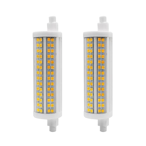SIYTREWQS, 10�p�b�N�ALED R7S �R�[�������v�A118mm 20W 168led-2835SMD AC110V ���������v�����J�o�[(Cold white)