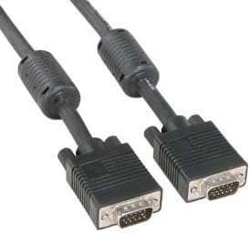 6Ft SVGA Male to Male Cable w/Ferrite Core, 2 Pack
