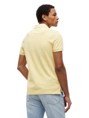 Image of Tommy Hilfiger Men's Short Sleeve Polo Shirts in Slim Fit with Stretch and Organic Pique Cotton