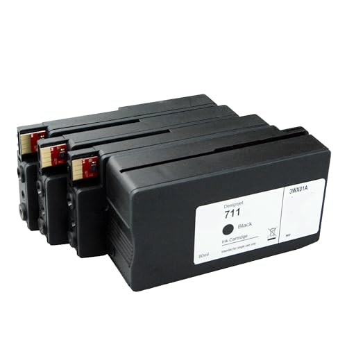 Cartuccia dinchiostro di ricambio compatibile per 711 per plotter con testina di stampa DesignJet T120 T520 T530