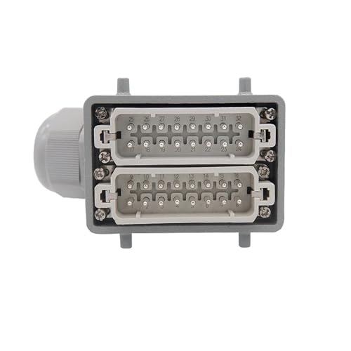 Conector rectangular HDC-HA-10 con carcasa resistente para alta vibración 6