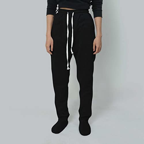 Adult Footed Sweatpants.Christmas Elastic Waisted Bottoms with Fleece Lined Extremely Plaid Footing Pajama Pants3