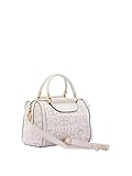B. Cavalli BC1371-PARENT Bolso de mujer de piel sintética, producto vegano, 18 x 25 x 14 cm, blanco hueso, 18x25x14