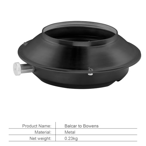Image of FOMITO Bowens Mount Adapter Ring, Speedring Converter for Studio Flash Strobes, Softboxes, Reflectors, Beauty Dishes and Light Modifiers, Durable Metal Construction (SN-13)
