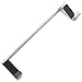 Stainless Steel Kitchen Towel Holder, Cupboard Door Towel Rack Bar Holders for Kitchen Cabinet Towel Rag Rack Over Door Towel Bar Hanger, Silver (11 inch)