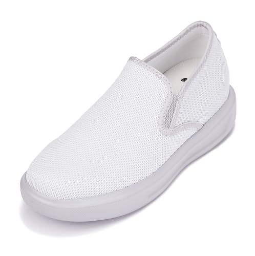 Image of CALTO Men's Invisible Height Increasing Elevator Shoes - Fashion Lightweight Slip-on Sporty Sneakers - 2.8 Inches Taller