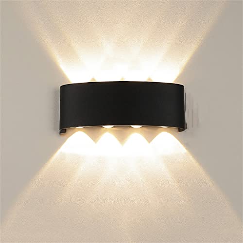 Lampe murale étanche RAGGZZ applique éclairage extérieur intérieur noire 8W Svart