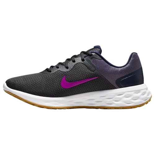 Image of Nike Mens Revolution 6 Nn Anthracite /Vivid Purple-Blackened Blue Running Shoe - 9 UK (10 US) (DC3728-011)
