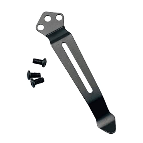 Ljhnba DIY Accessories Folding Knife Holder - Stainless Steel Back Clip Pocket Tool