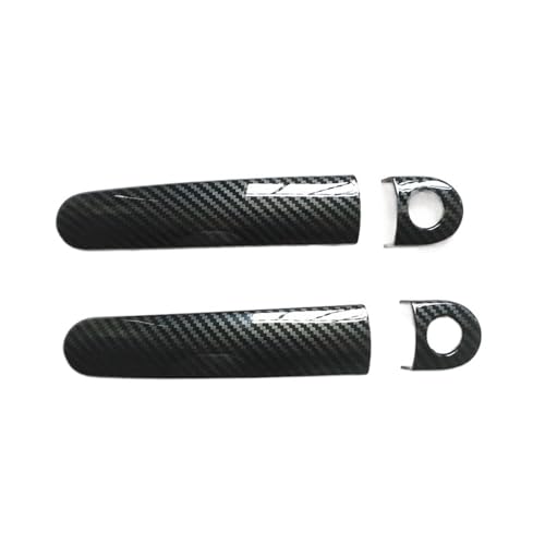 Poignée de porte extérieure pour Seat Ibiza 6J 6L look carbone