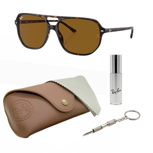 Image of Ray-Ban RB2205 BILL ONE Square-Round Sunglasses with Official Eyewear Kit