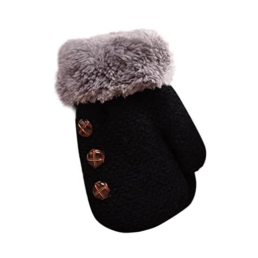 Niuyy Arbetshandskar vinter barn varma skidhandskar barn fleece stickade hela fingrar vantar barn 3 år softshell handskar 4 år ull fleecehandskar barn 7 år