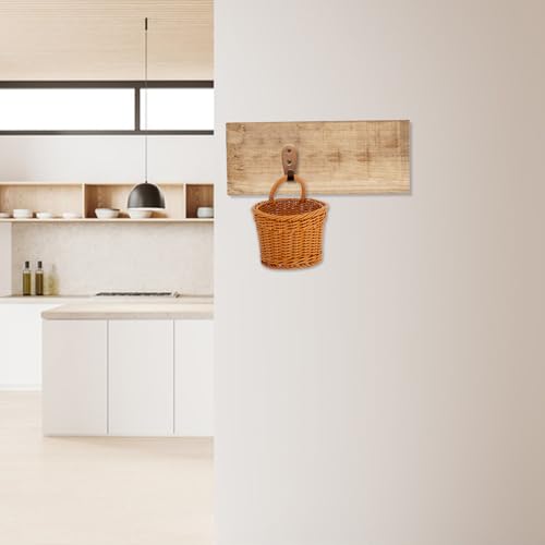 ABOOFAN Onion Ginger Garlic Storage Basket Hanging Kitchen Wall Basket Plastic Wicker Small Vegetable Organizer for Pantry and Countertop - Image 7