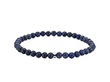 lapislazuli schmuck ringe 4mm Liebeskind Berlin Damen-Bead Lapislazuli mit Logo Tag in Edelstahl