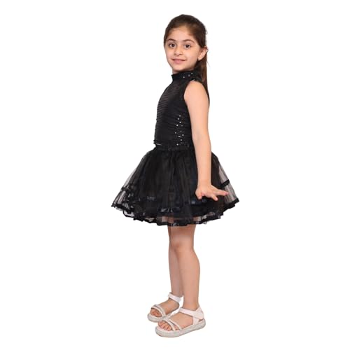 Image of Kaku Fancy Dresses Western Dance Top for Kids Halter Neck Top For Annual Function (ONLY TOP) - Skirt not included