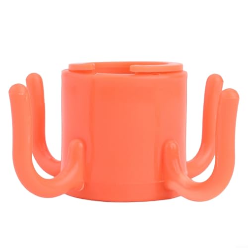 Porte-parapluie de plage avec 4 broches pour ranger de petits accessoires (orange)