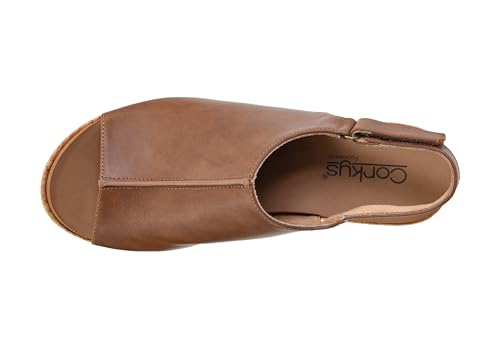 Image of Corkys Footwear Women's Weekend Plans Wedge Sandals - Featuring a 3.25-Inch Heel with a 1.25-Inch Platform, Cushioned EVA Insoles and Hook & Loop Closure