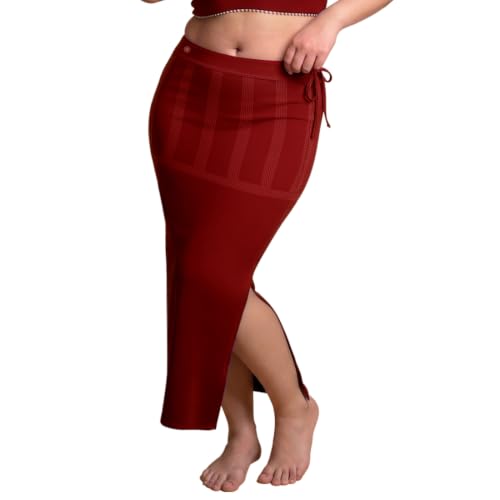 Image of dermawear Women Blended Fabric Saree Shapewear Petticoat (SS-406)