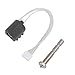 Sorandy Stampante 3D Swap Quick Ceramic Ceramic Composito Throat Tube Kit Hoted, con Ugello in Acciaio Indurito 0,4 Mm, Kit di Blocco di Riscaldamento in Ceramica, per 3D Stampante MAXS immagine