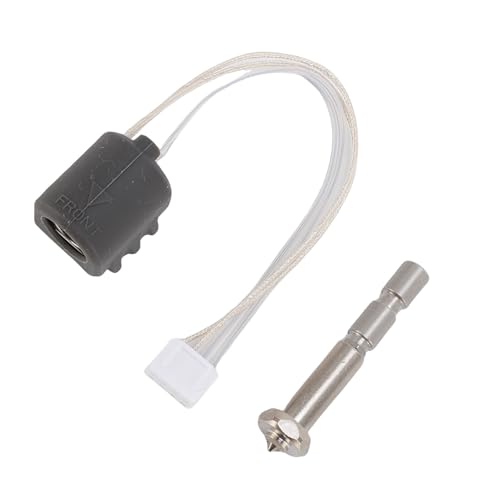 Luocute 3D Printer Quick Swap Ceramic Composite Throat Tube Hotend Kit with 0.4mm Hardened Steel Nozzle, Ceramic Heating