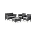 Produktbild Allibert Salemo WS 2-Seater Set Lounge Set Gartenmöbel Set Graphit