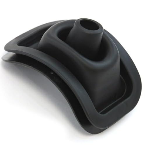 CyperFair Car Shifter Lever Handle Boot, Seal Transmission Shift Holster, Cushioning Protective Component OEM# 26093753 47106, Compatible with Silverado Sierra Suburban Yukon 2000-2006 (Black)