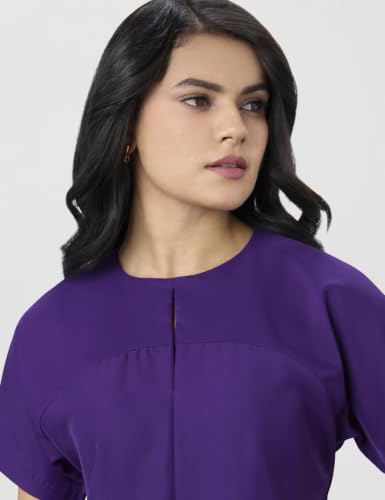 Image of Symbol Premium Women's Polyester Crop Top (Relaxed Fit | Stylish | Desk-to-Dinner) (Available in Plus Sizes)