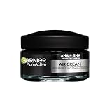 Garnier Pure Active - Air Cream - Soin Matifiant Quotidien - Enrichie en AHA + BHA & en Charbon - Hydrate 48h & Matifie 12h* - Peaux Mixtes &agrave; Grasses &agrave; Tendance Acn&eacute;ique - 50 ml
