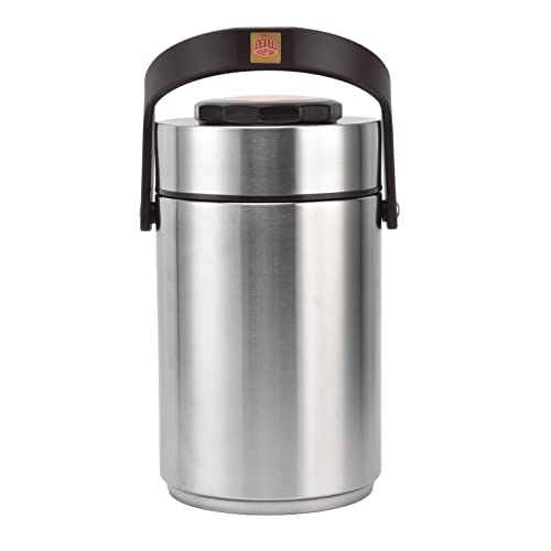 Termo de comida con aislamiento al vacío y 3 compartimentos herméticos, capacidad de 2300ml 3