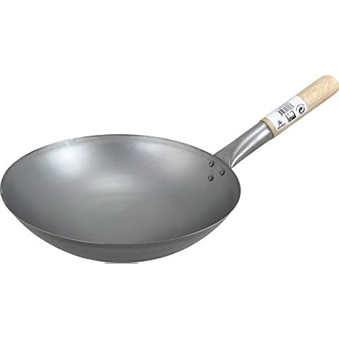 JADE TEMPLE Wok de Acero al Carbono con Mango de Madera Cover