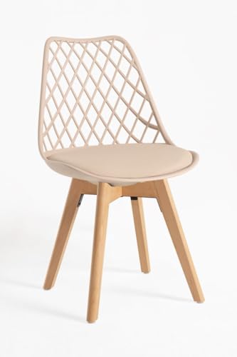 Imagen de Regalos Miguel Sillas Comedor Silla Mima Beige Tapioca