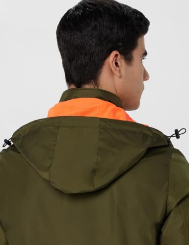Image of Qube By Fort Collins Men's Polyester Standard Length Regular Fit Lightweight Winter Jacket - Sporty, Stylish & Warm Outerwear for Cold Weather