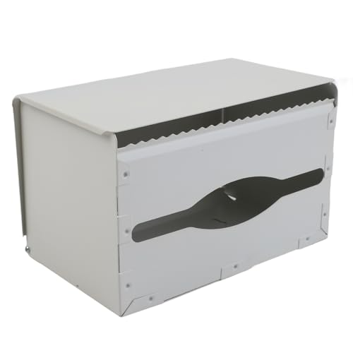 MonoSora Porta carta igienica da parete per bagno, installazione senza trapano, design robusto per articoli da toeletta e salviette, confezione da 1 D-3