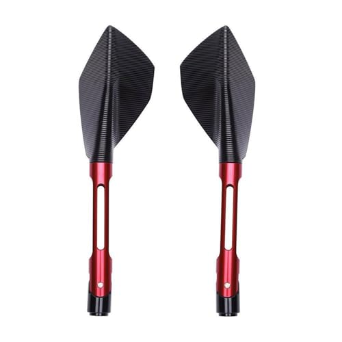 Espejo moto lateral con cristal antirreflejos para Yamaha MT07 rojo deportivo