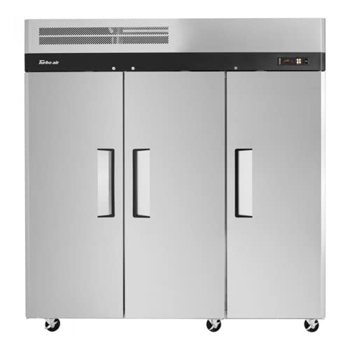Turbo Air M3r72-3 Reach In Refrigerator - Standard Three Doors, 72 Cu. Ft. on Fridge.com - View 3