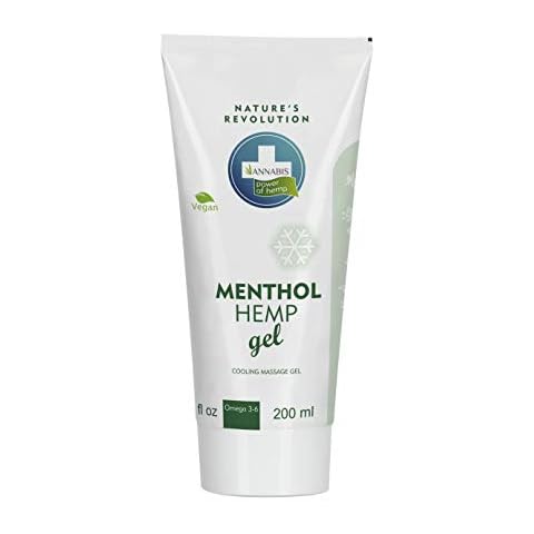 Annabis Natural Vegan Joint & Muscle Menthol Gel with Organic Hemp Cover