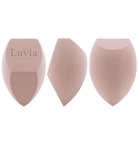 Makeup Sponge Set Diamond Shape Luvia Cosmetics Makeup Blender Candy Pink, 2 count (Pack of 1) - Image 3