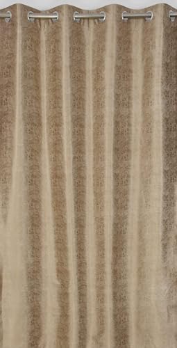 Image of Home Decor Check Designer Window Curtains 5 feet Set of 3 for Drawing Room /Living Room /Hall Room Parde for Door, Brown