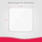 ELRO AS90S Home+ Smart Alarmanlage-WiFi-GSM Funktion-Bestens getestet-Mit Basisstation, Bedieneinheit, Bewegungsmelder, 3X Tür-/Fensterkontakt und Funk Key Ring, Komplettes Set - 6